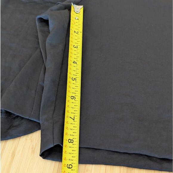 H&M HM Black Satin High Elasticated Waist Short Shorts, size 6 - Picture 8 of 8